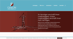 Desktop Screenshot of geneon-vermoegen.de